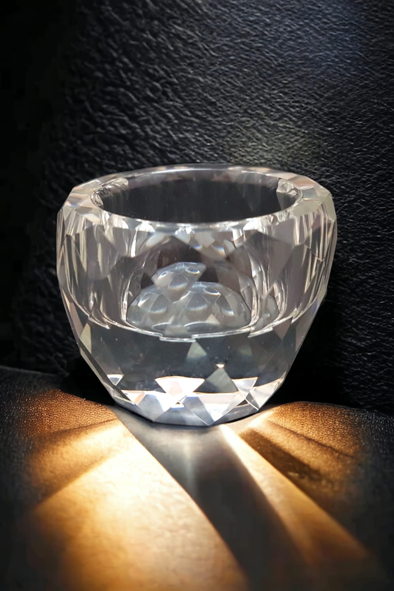 Bougeoir en Cristal Diamant
