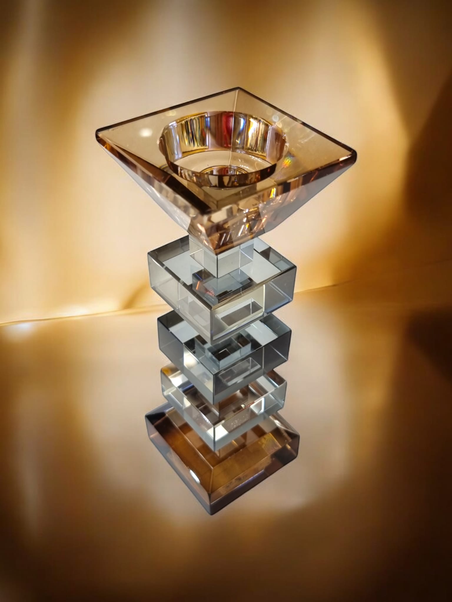 Bougeoir en Cristal