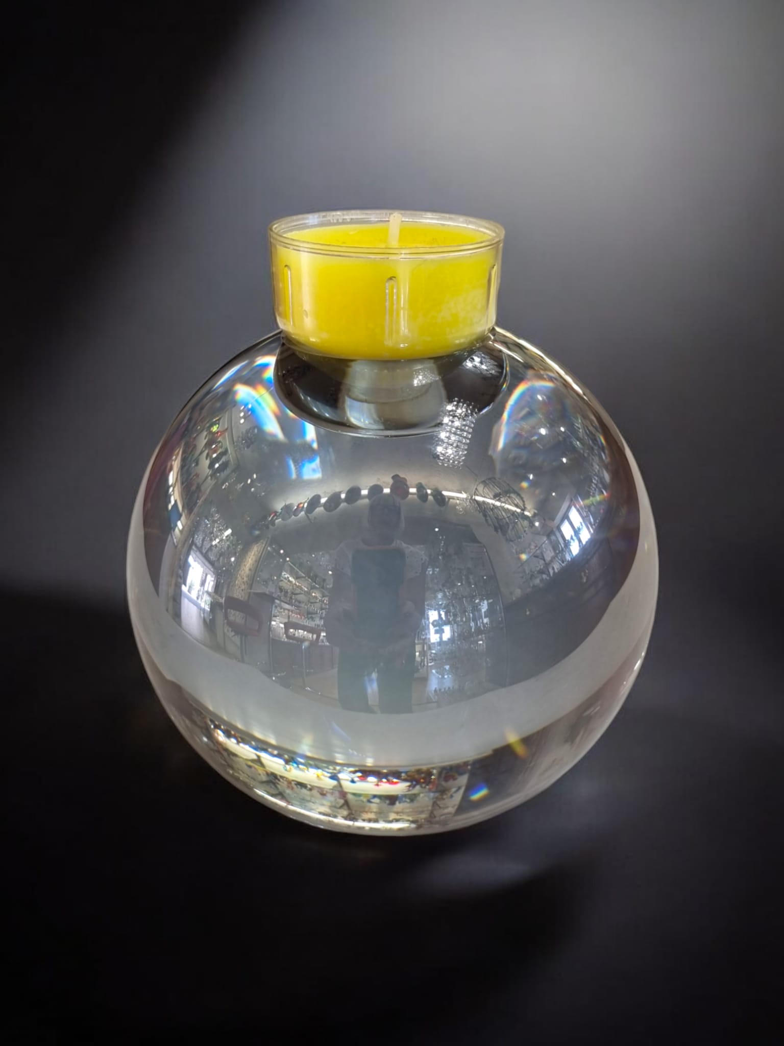 Bougeoir en Cristal