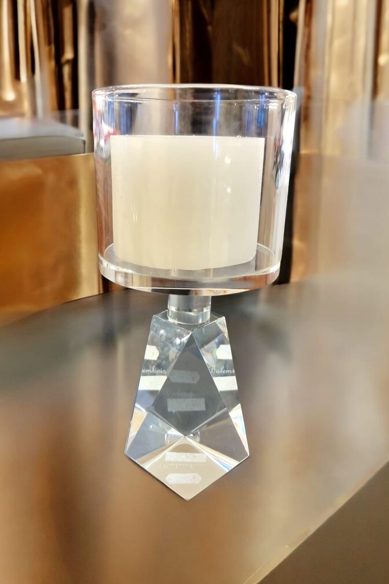 Bougeoir en Cristal