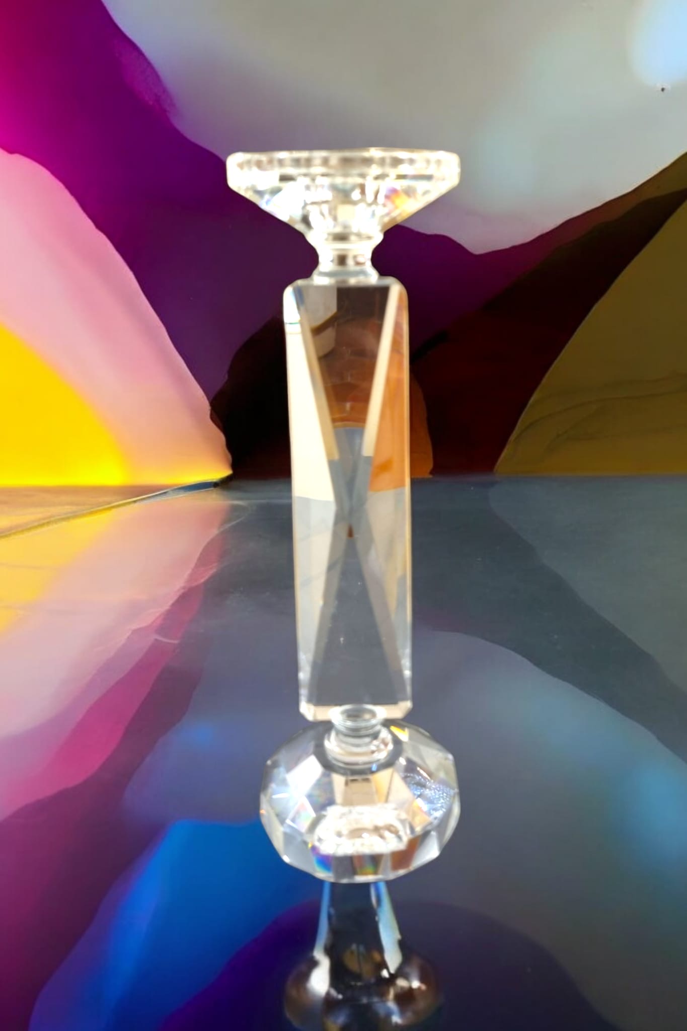 Bougeoir en Cristal
