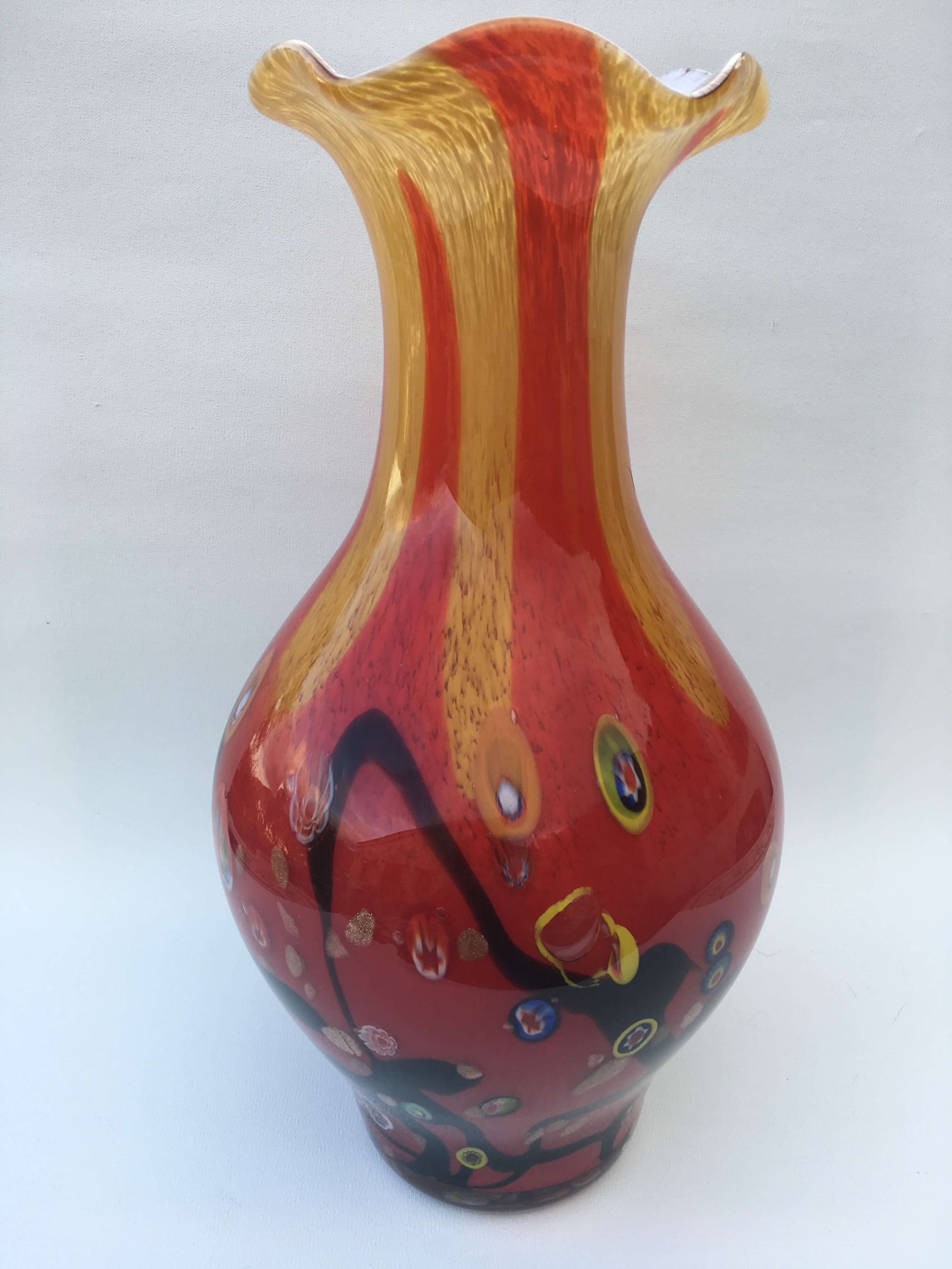 Vase Calvi en pâte de verre