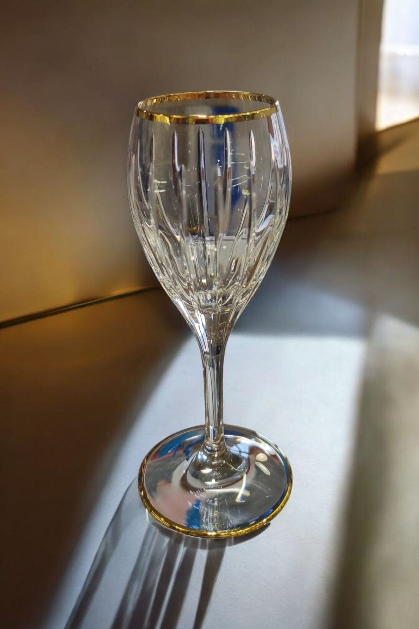 2 Verres à Liqueur en cristal LINEA DORE