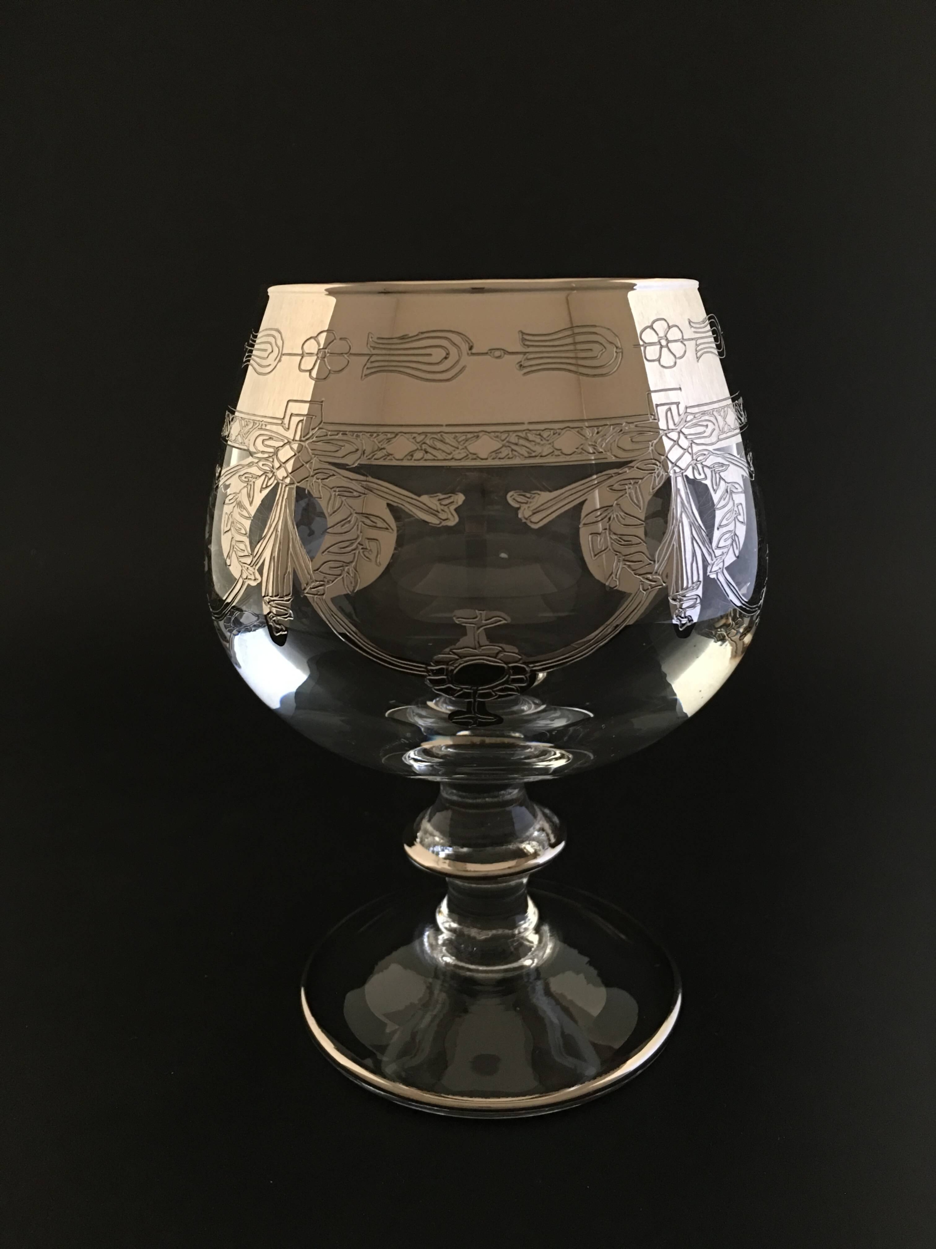 Verre à Cognac Napoléon Platine