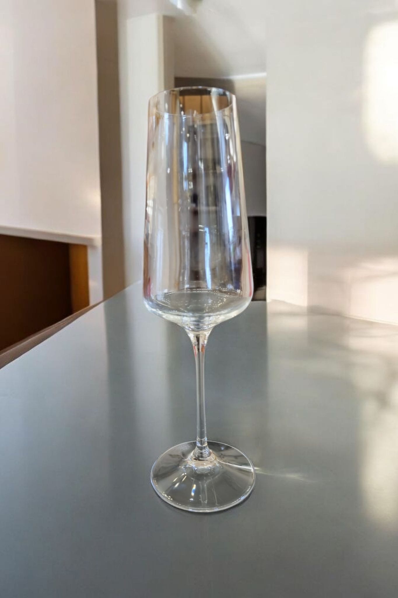 2 Flûtes à champagne en cristal lisse A36