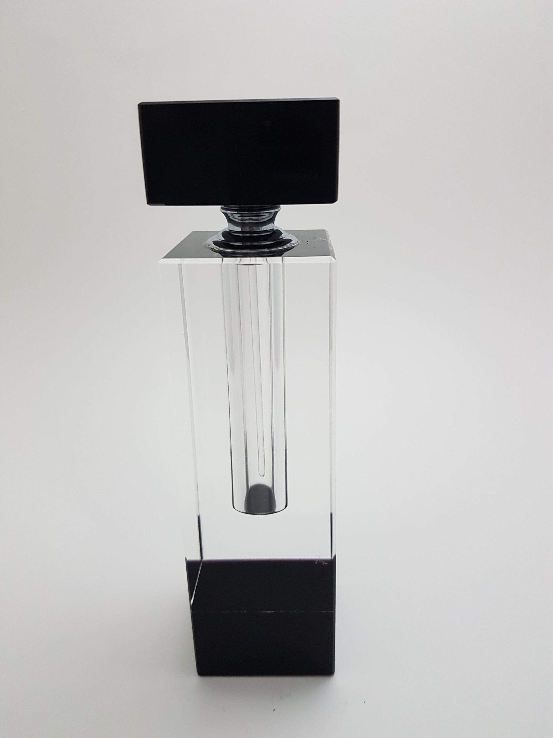 Flacon à parfum en cristal bicolore petit