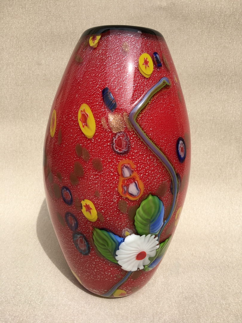 Vase Pégomas en pâte de verre