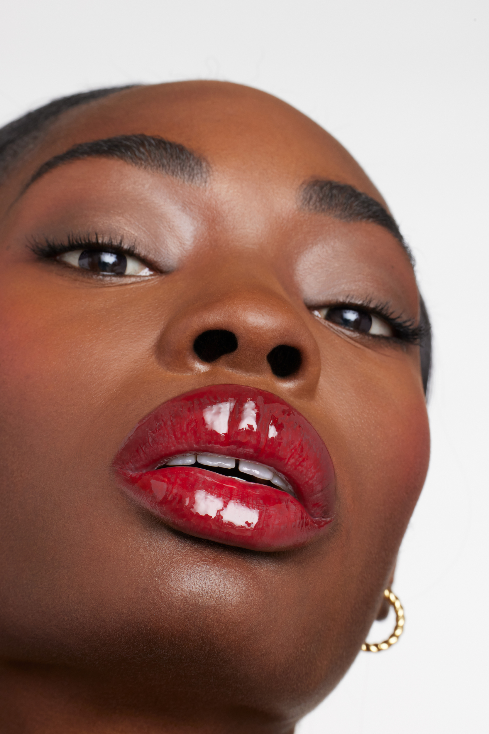 jane iredale colorluxe lipglaze siren model dark