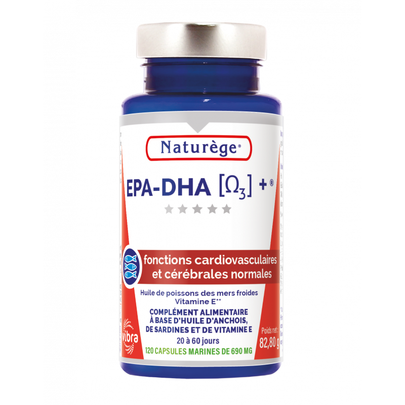 Vibraforce EPA DHA avant du produit