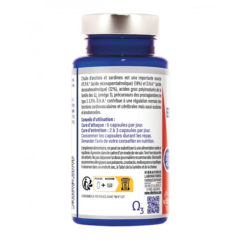 Vibraforce EPA DHA dos du produit
