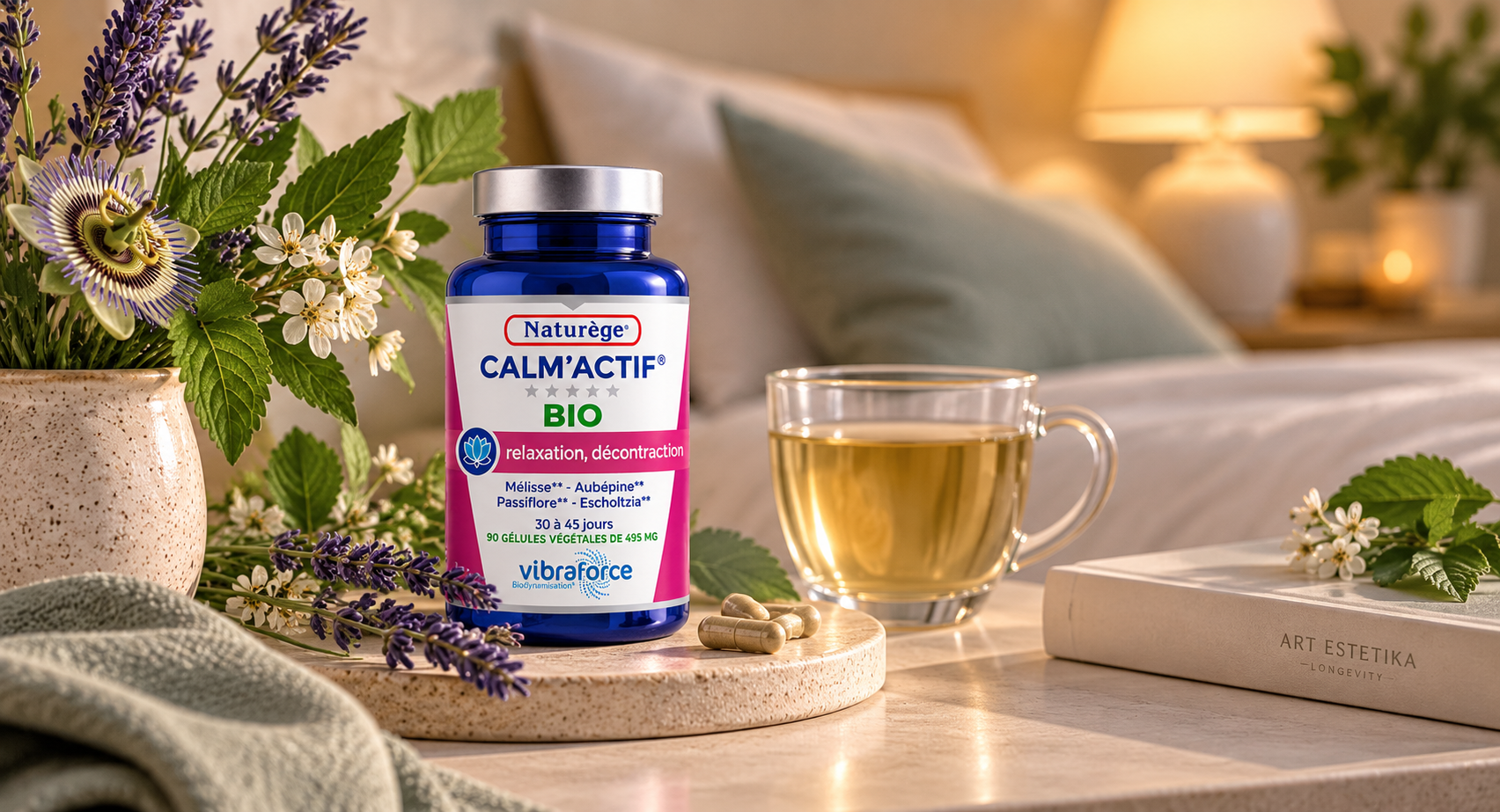 Naturège CALM'ACTIF BIO - rituel du soir