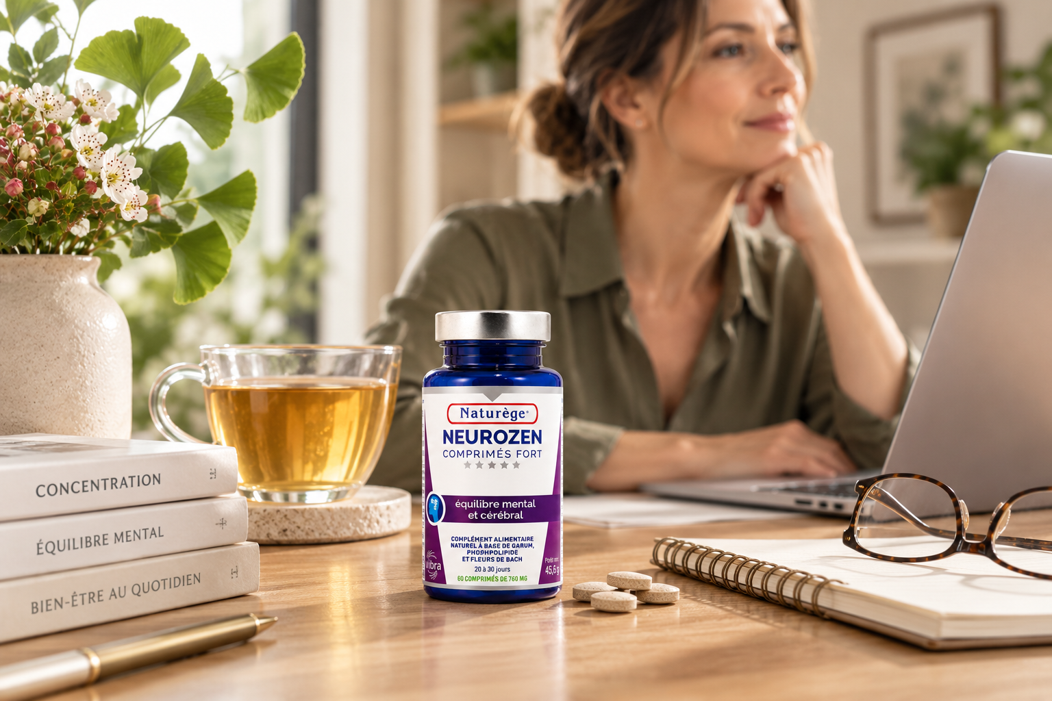Naturège NEUROZEN – équilibre mental et concentration
