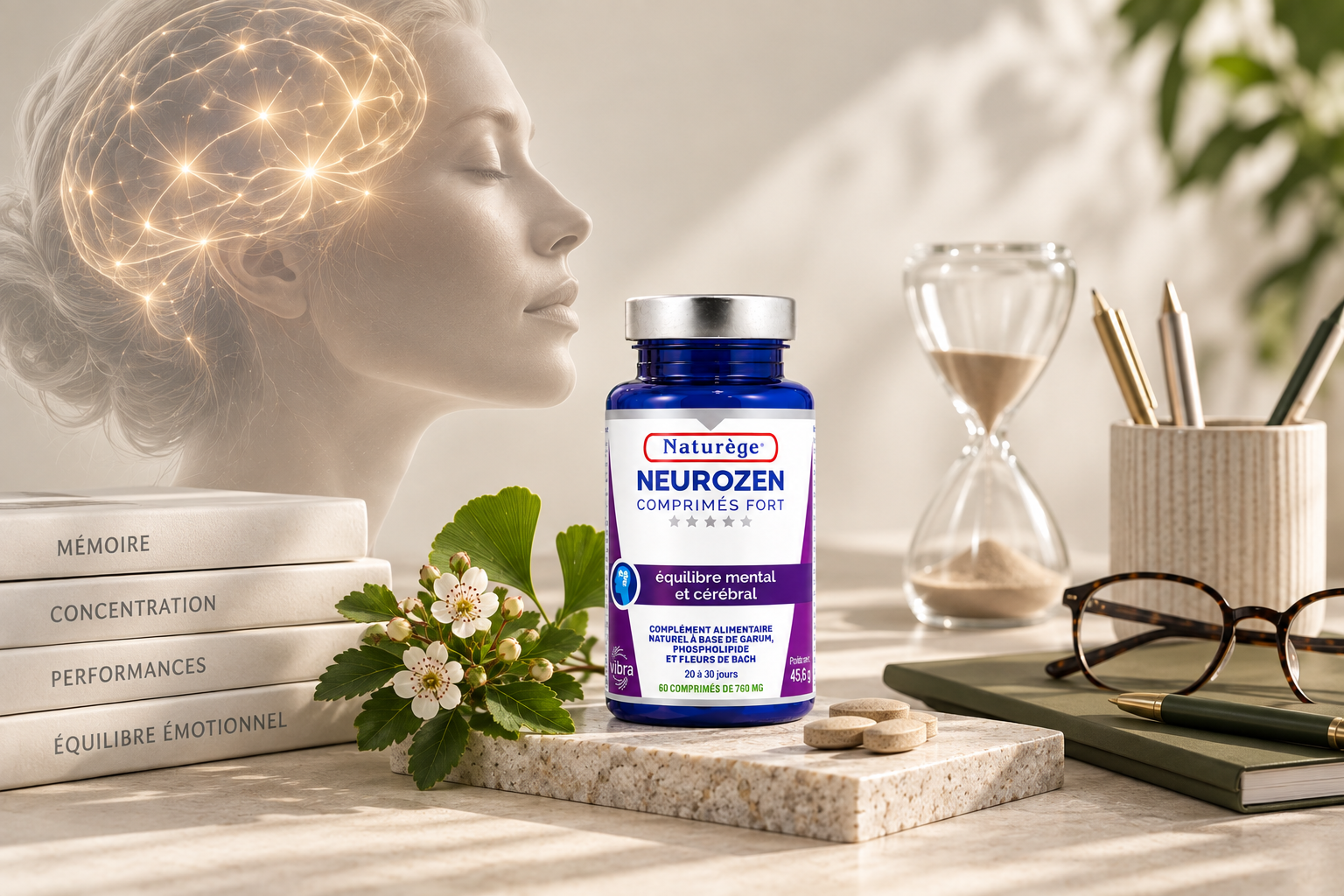 Naturège NEUROZEN – équilibre mental et actifs de la formule