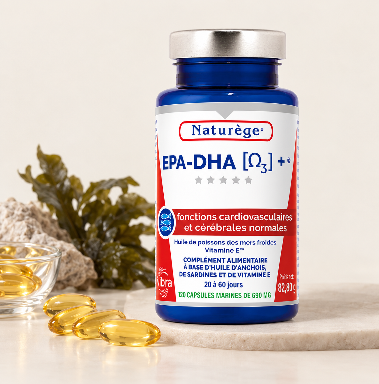 Naturège EPA DHA  – EPA DHA et oméga 3 marins