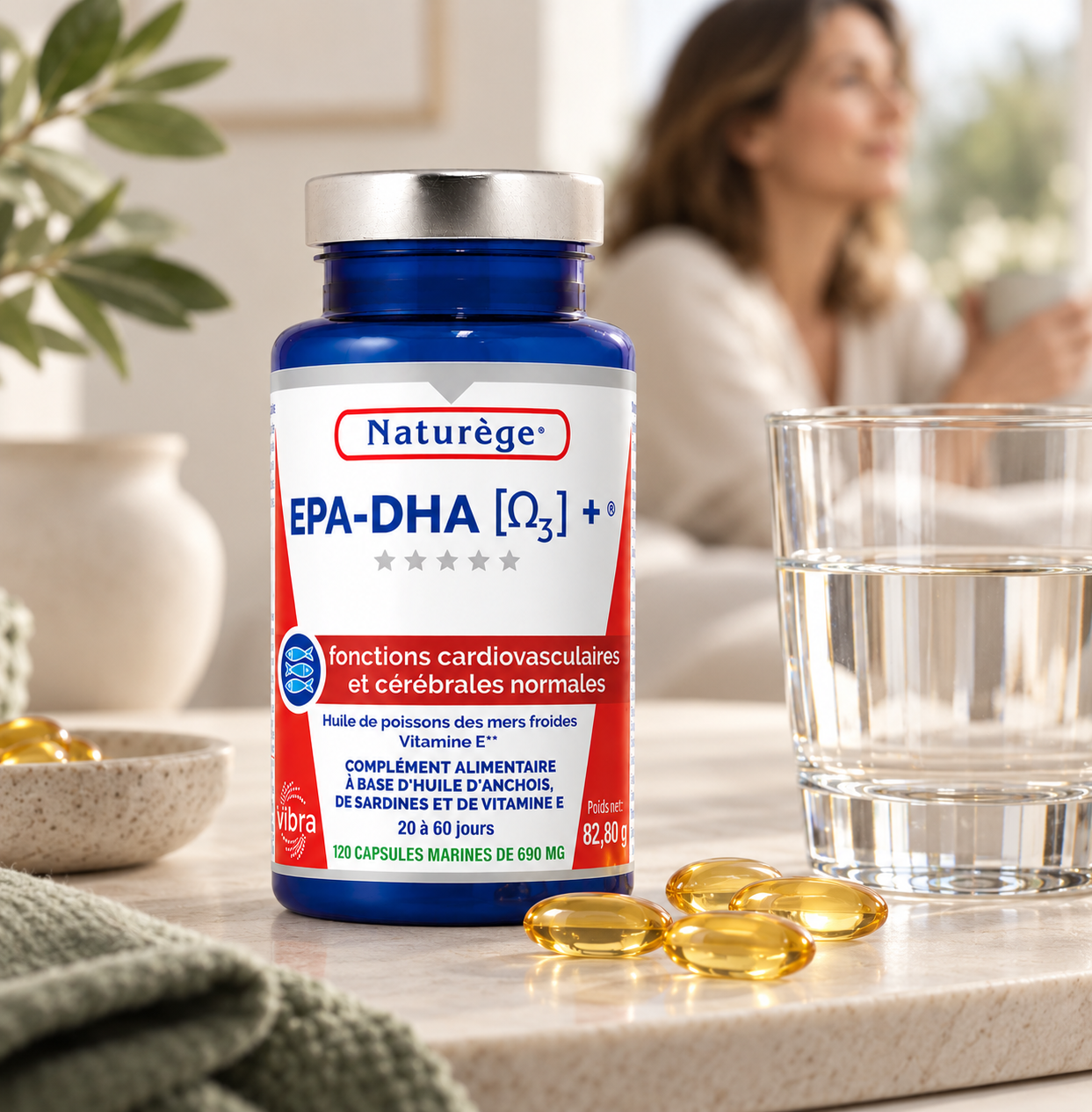 Naturège EPA DHA  – capsules et rituel quotidien