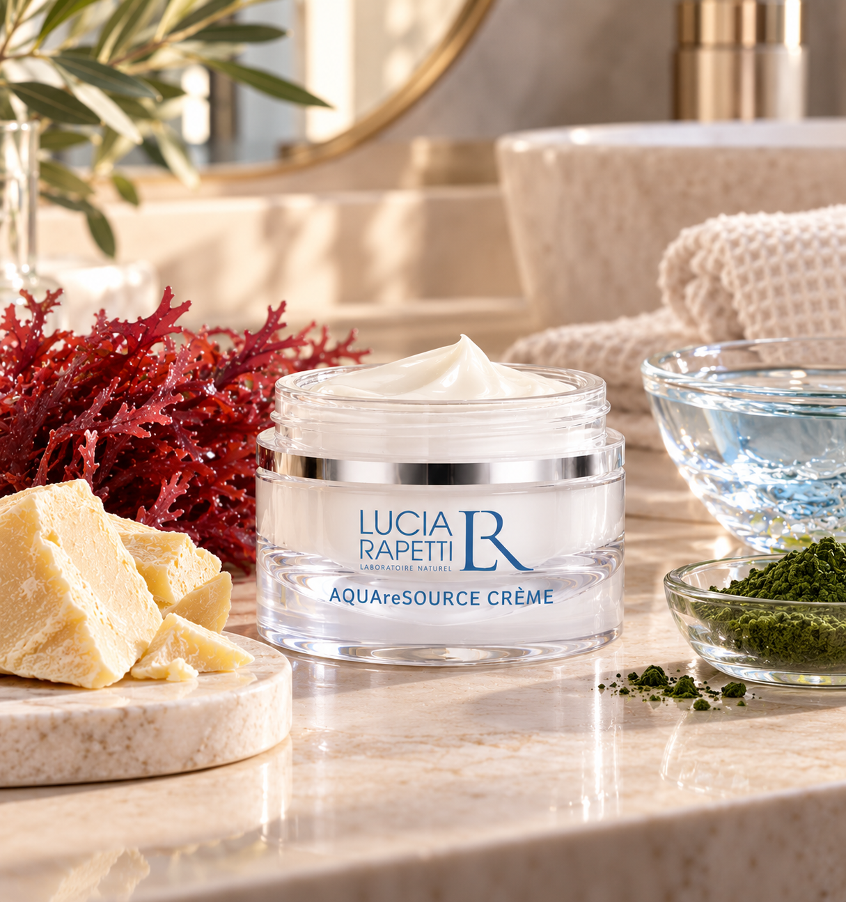 Crème AquaReSource, rituel marin naturel