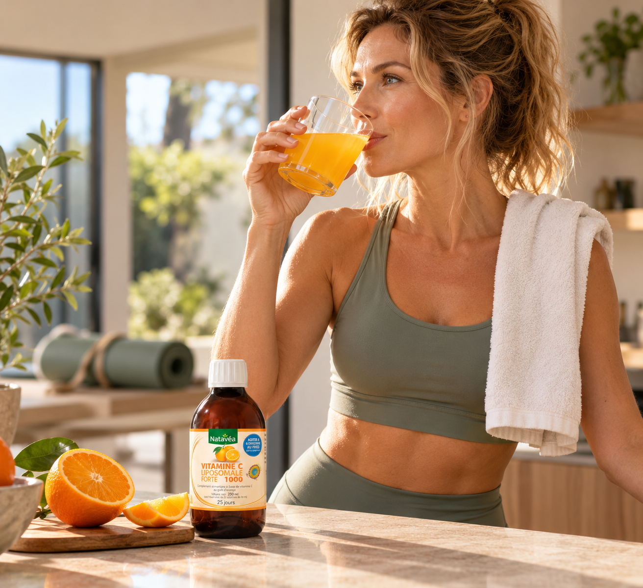 Matin bien-être à la vitamine C
