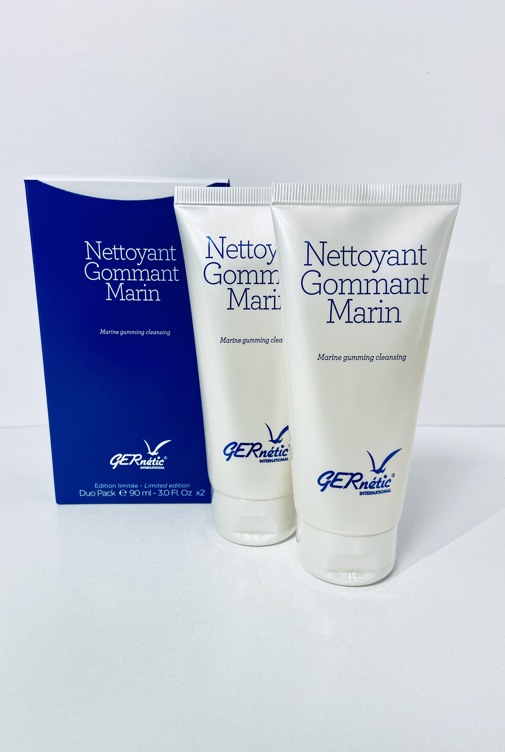Gernetic duo pack nettoyant gommant marin visage