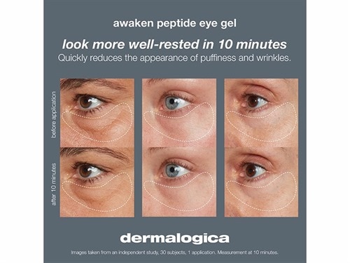 Dermalogica awaken peptide eye gel avant après