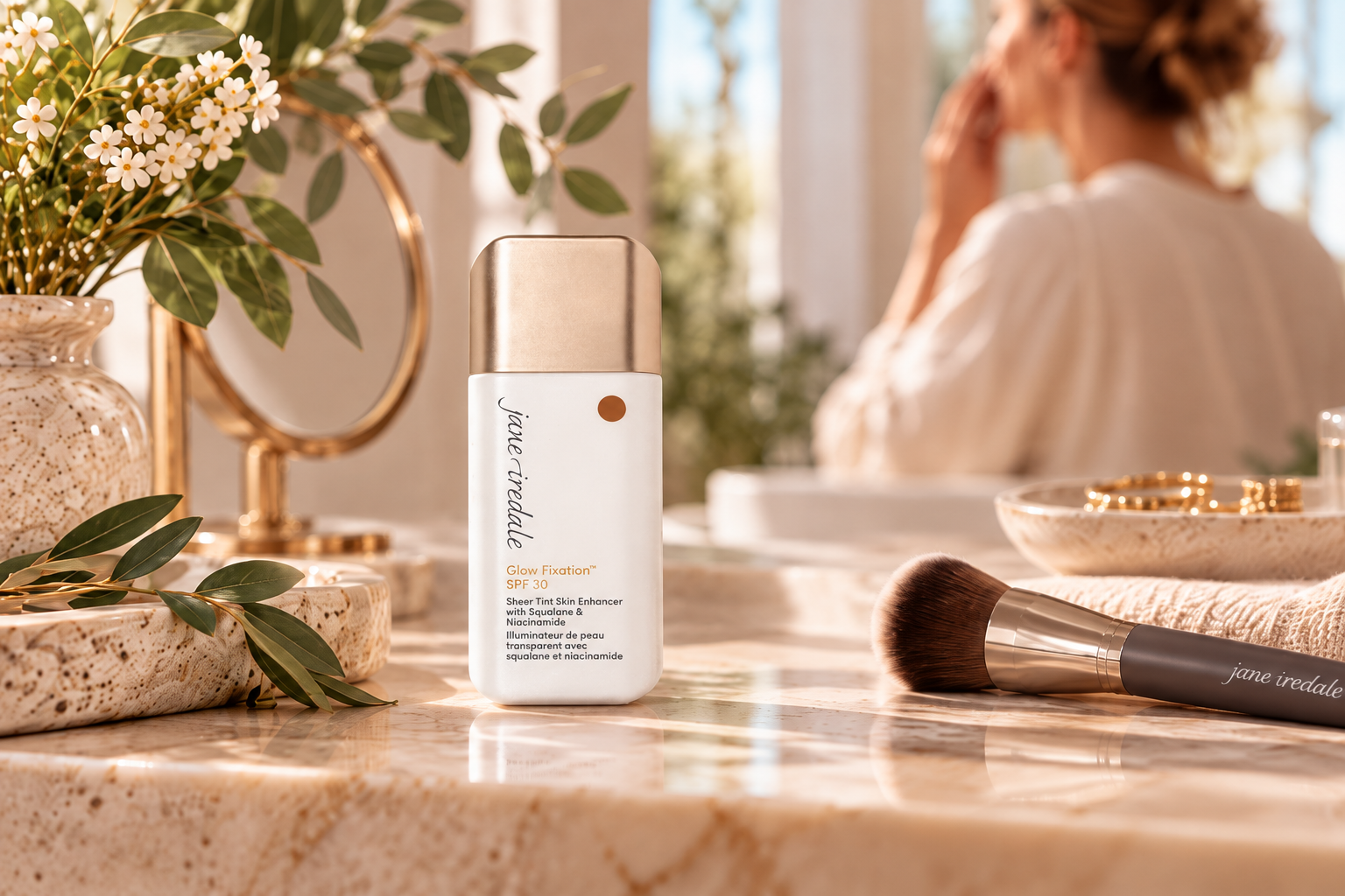 Glow Fixation SPF 30 jane iredale – rituel beauté et maquillage