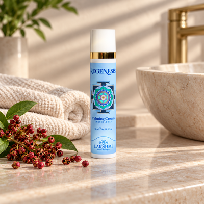 Crème apaisante Regenesis en ambiance spa