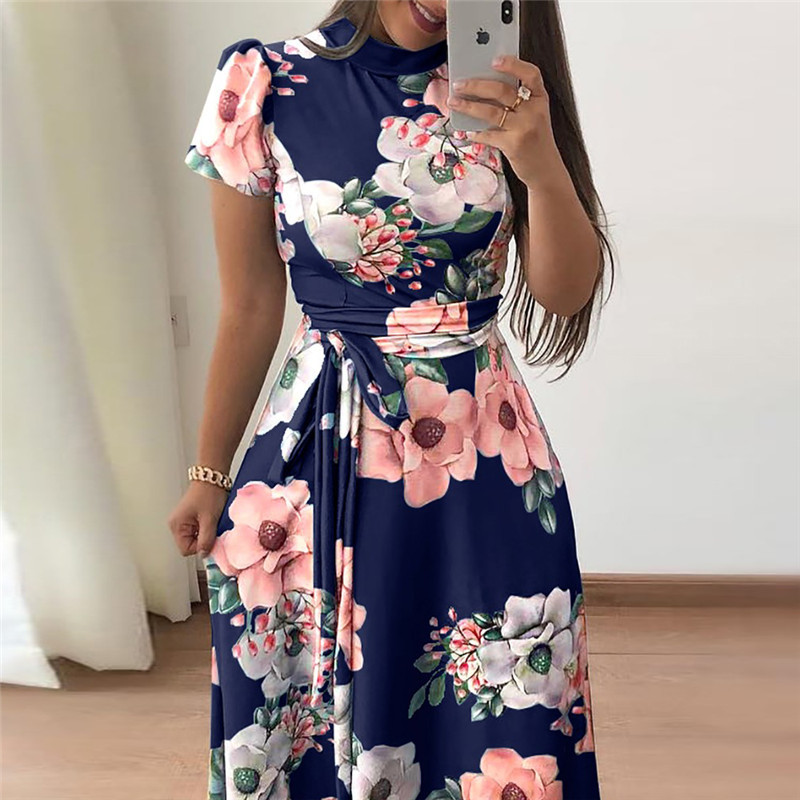 Robe discount fleur femme