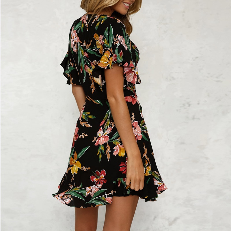 robe-a-fleur-courte