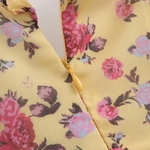 Robe-d-t-2019-Boho-robe-imprim-e-florale-femmes-sexy-lacets-bow-robe-jaune-femme