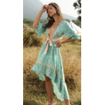 robe-fleurie-chic-verte-femme