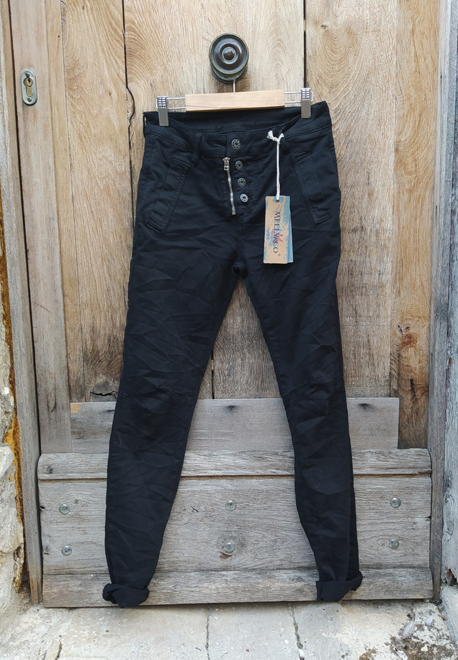 Jeans 8123 MELLY & CO - noir