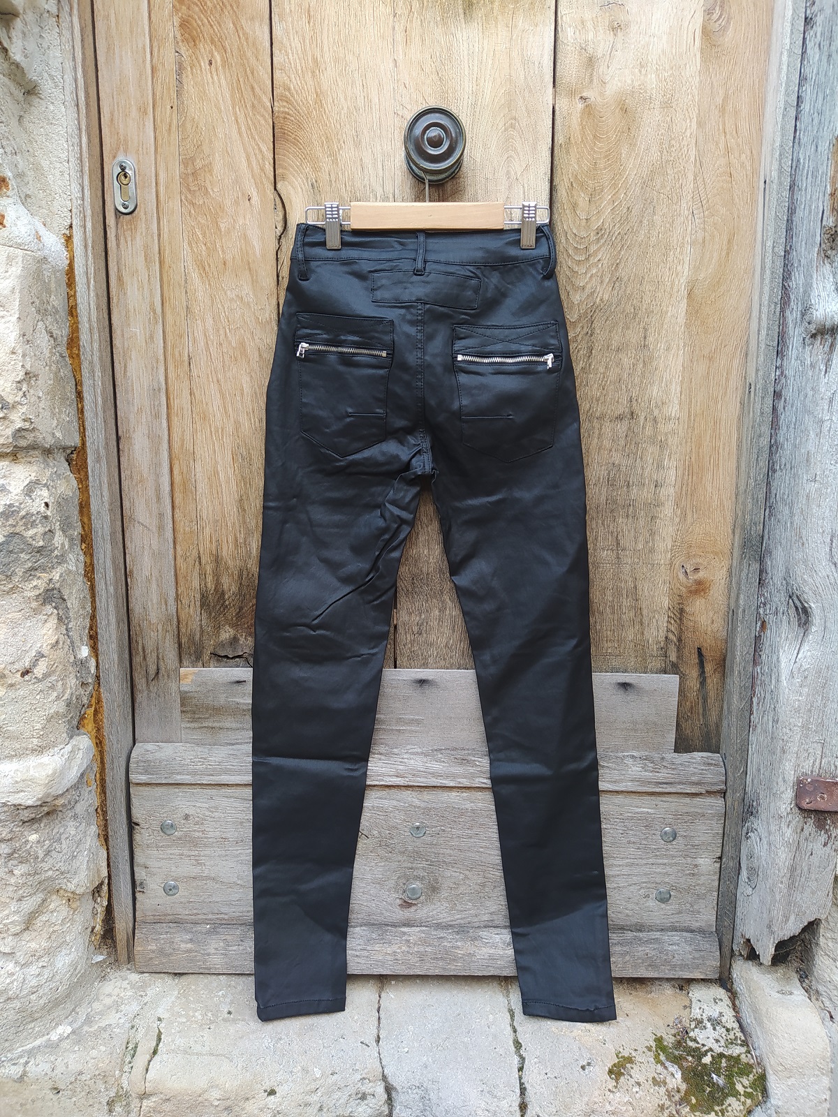 jean 7187 simili Melly and CO noir 1