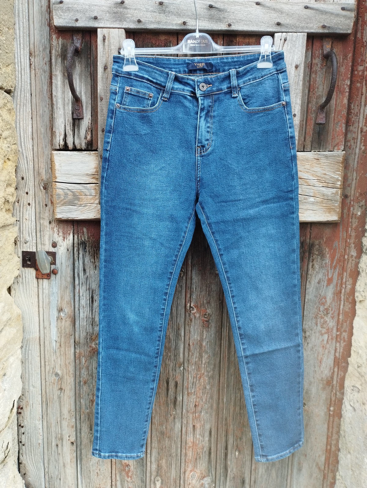 jean bleu grande taille coupe slim