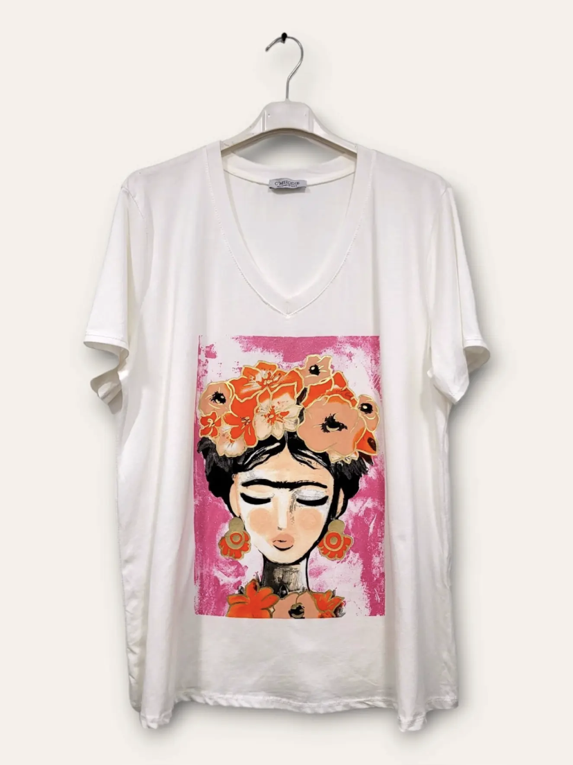 t-shirt-oversize-fleurs-edition-speciale-blanc