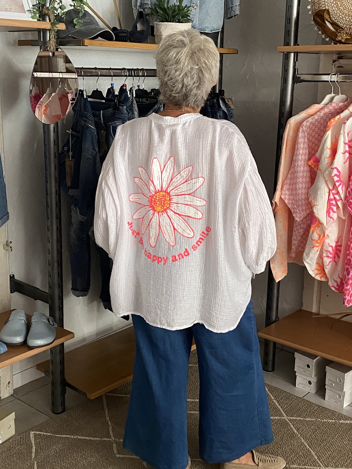 CHEMISE BE HAPPY APRIL VINTAGE BLANCHE 1