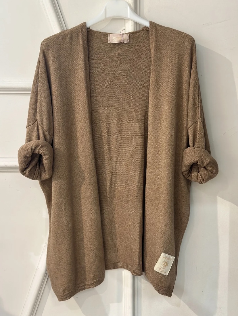 gilet-stars-camel-april-vintage