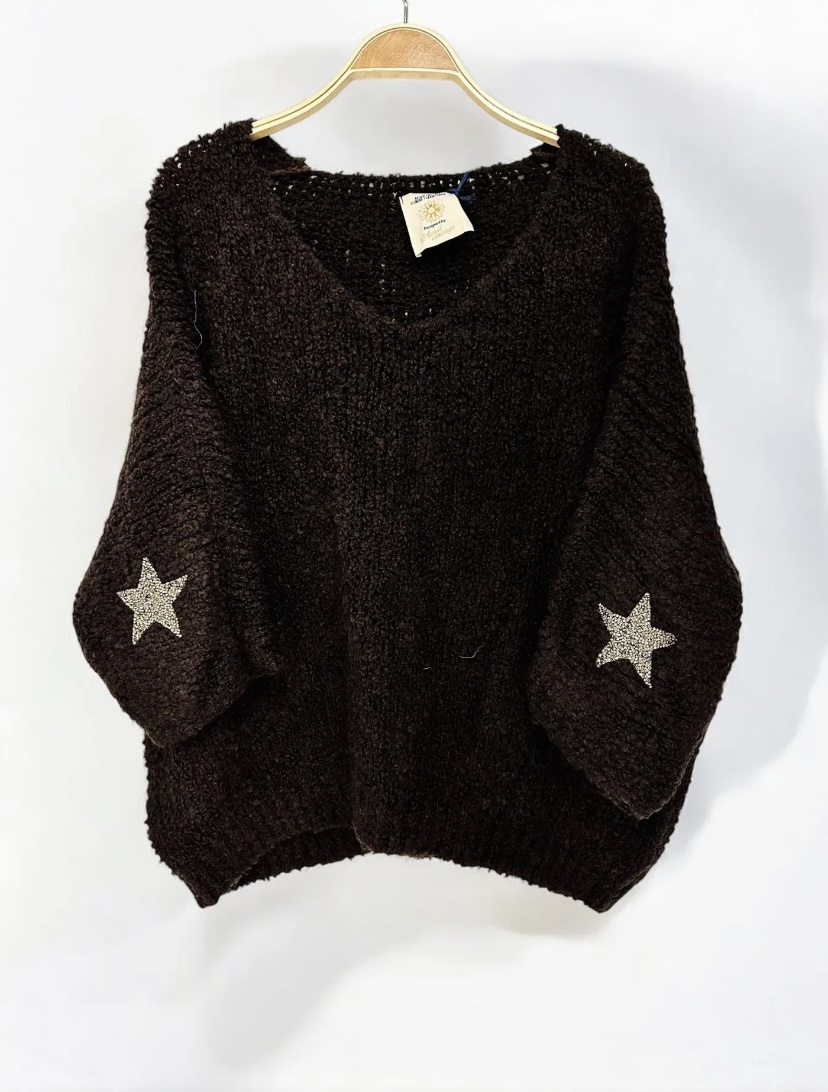 pull-etoile-strass-chocolat-april-vintage