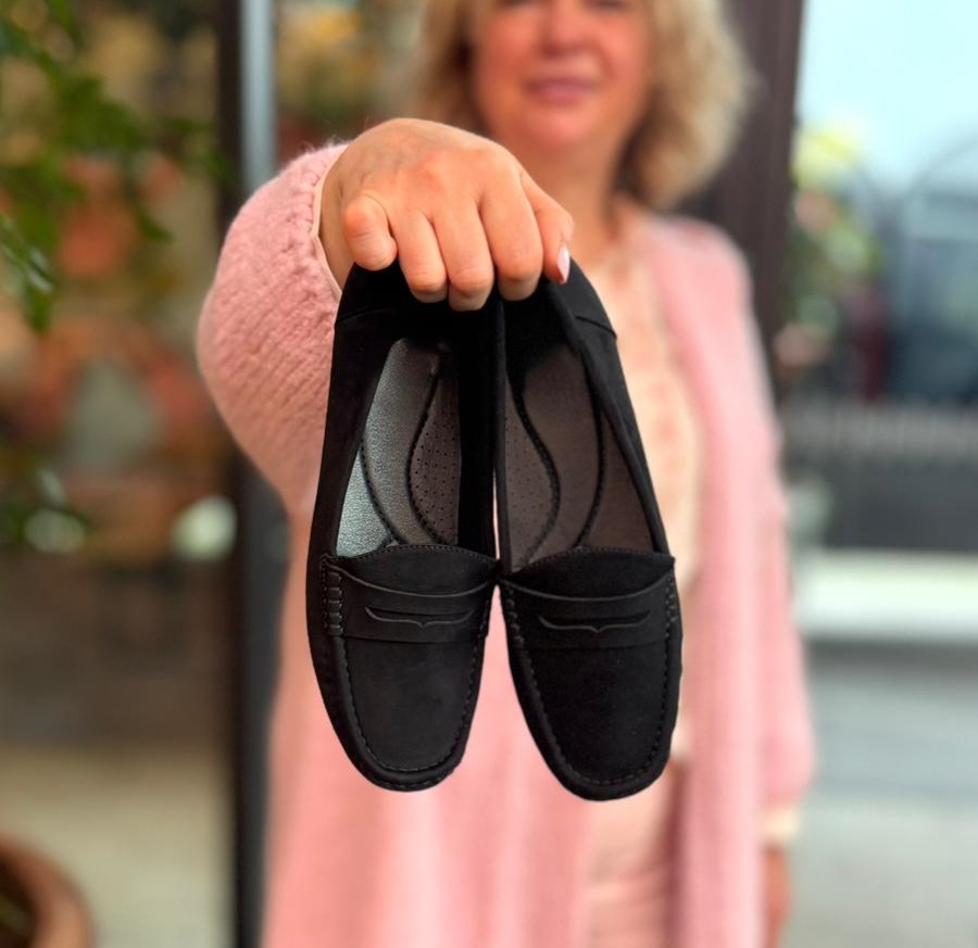 MOCASSINS CONFORT FEMME NOIR MOOW 5