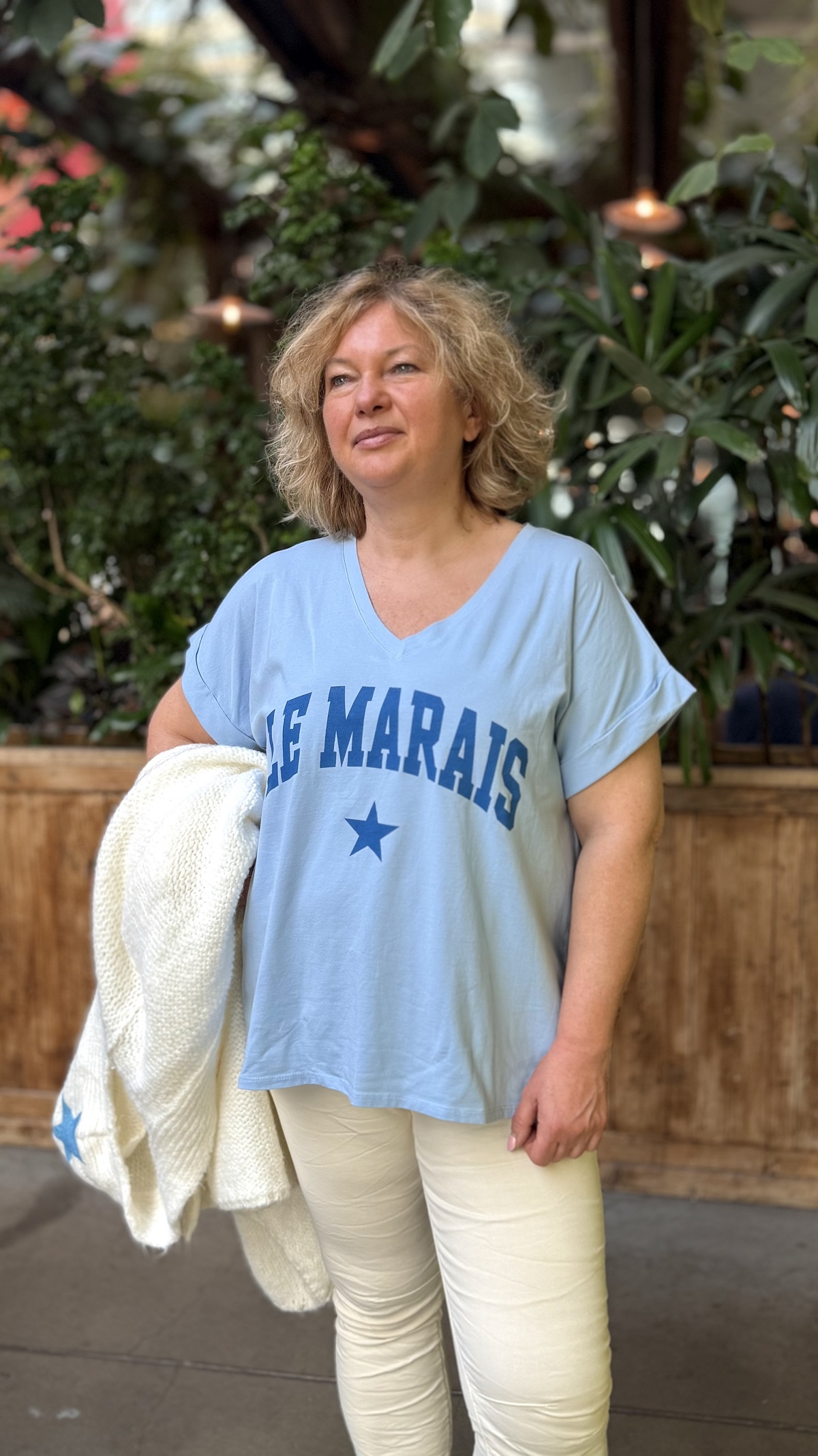 T-SHIRT LE MARAIS BLEU APRIL VINTAGE 4