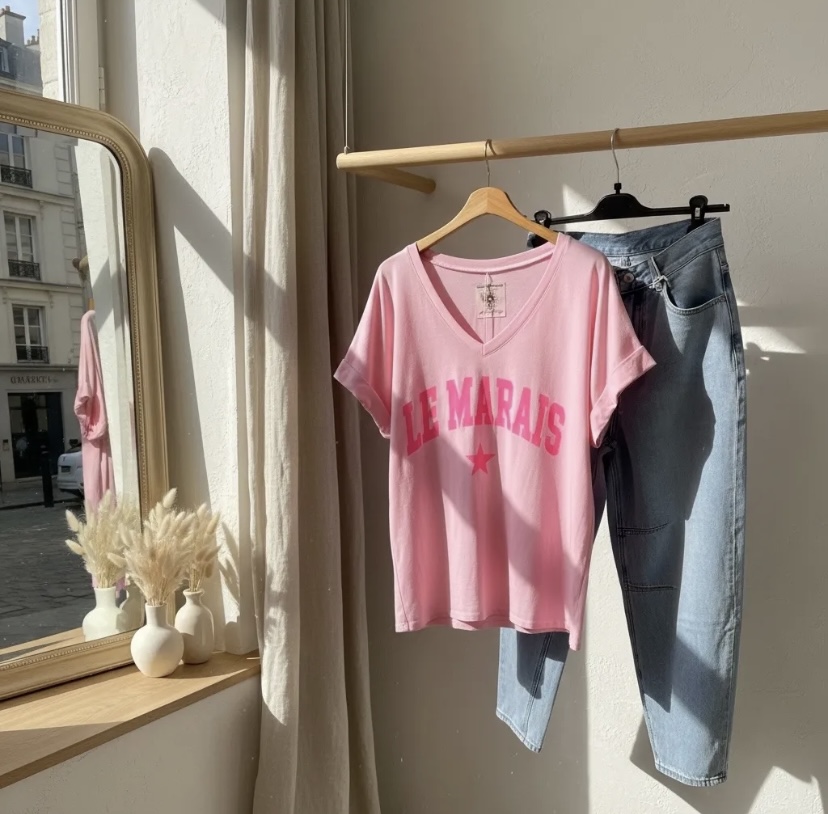 t-shirt-le-marais-april-vintage-rose