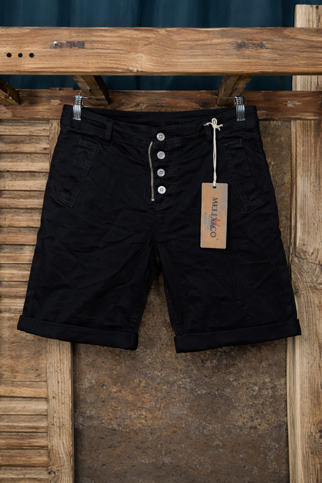 SHORT 6001 MELLY AND CO NOIR 4