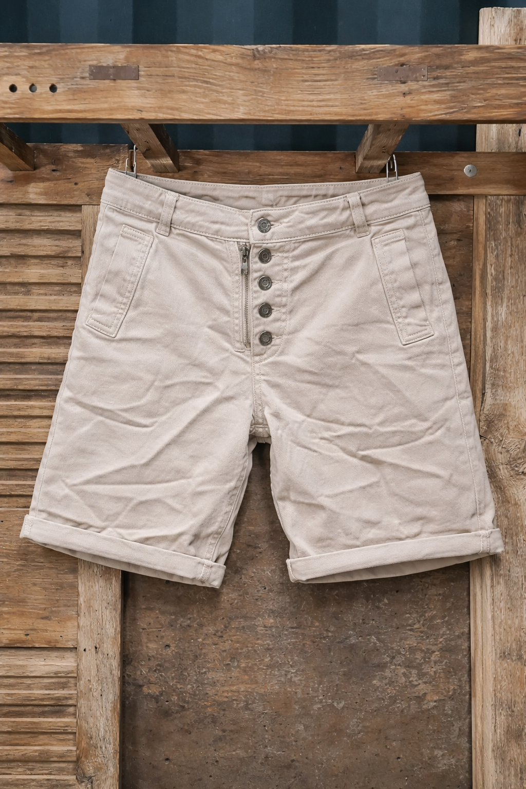 short 6001 melly and co beige 4
