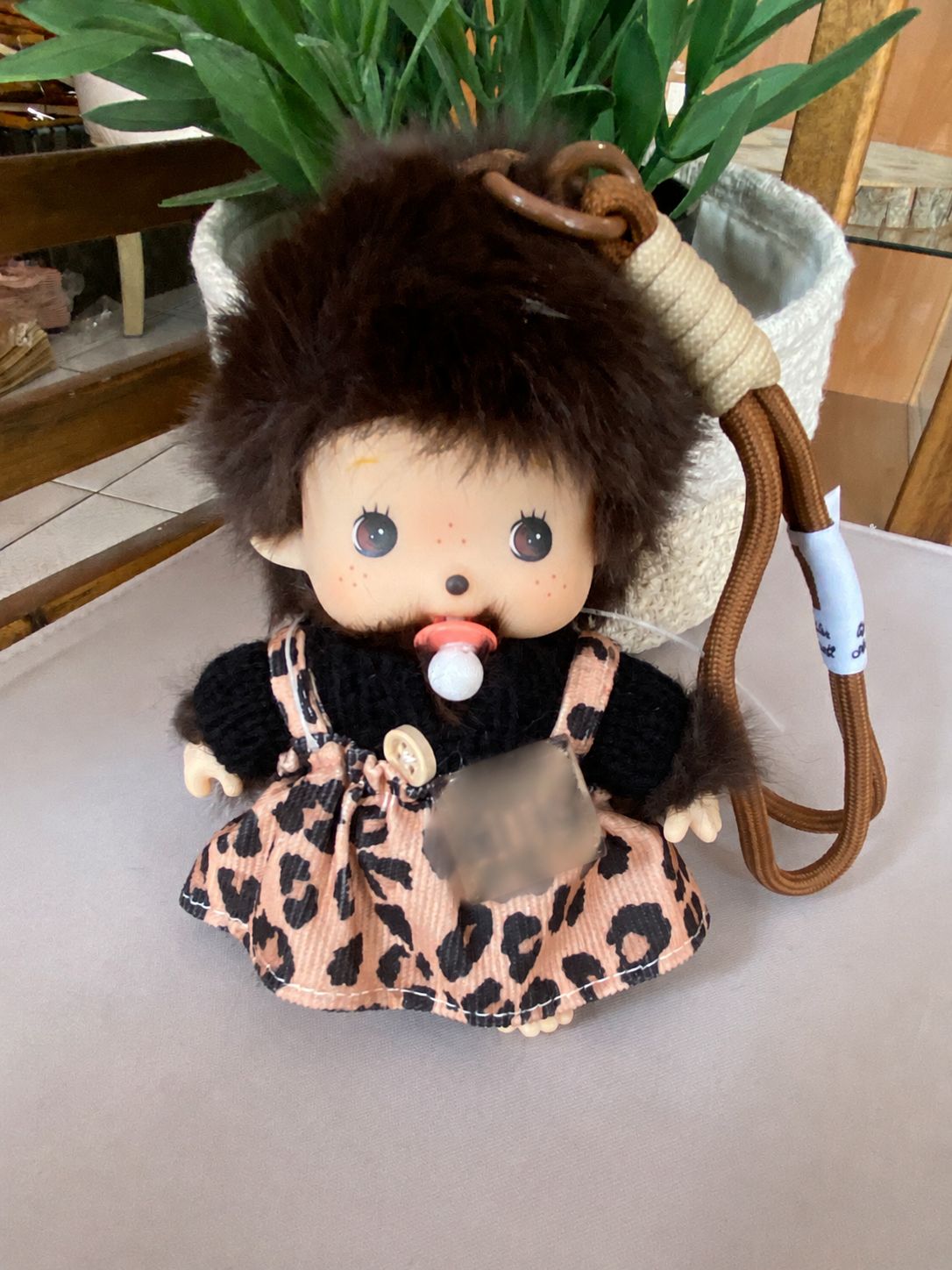 KIKI PORTE CLE BIJOUX DE SAC MONCHICHI ROBE LEO