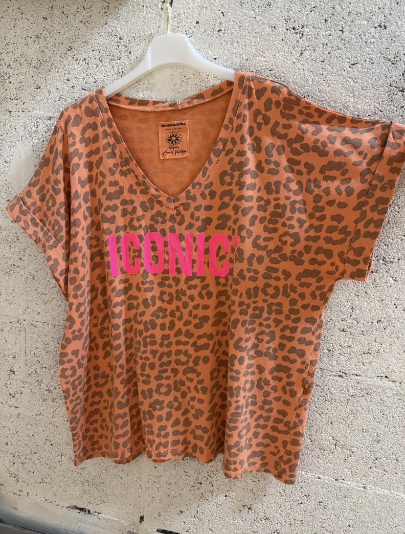 t-shirt-iconic-leopard-orange-april-vintage