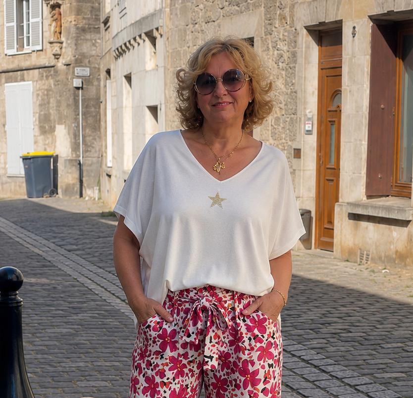 PANTALON MAGIQUE FRAMBOISE 1