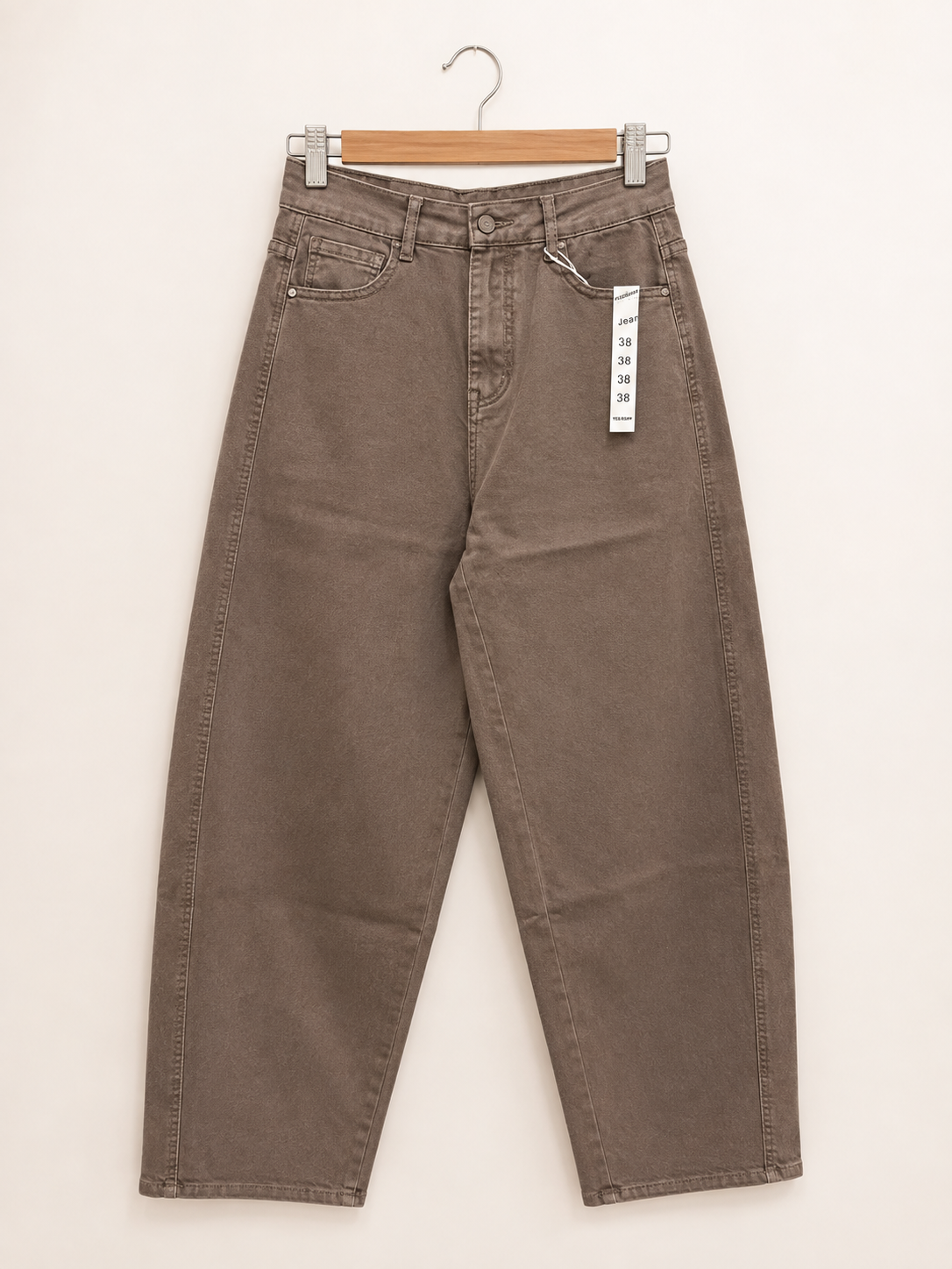 PANTALON BALLON DU 38 AU 48 TAUPE