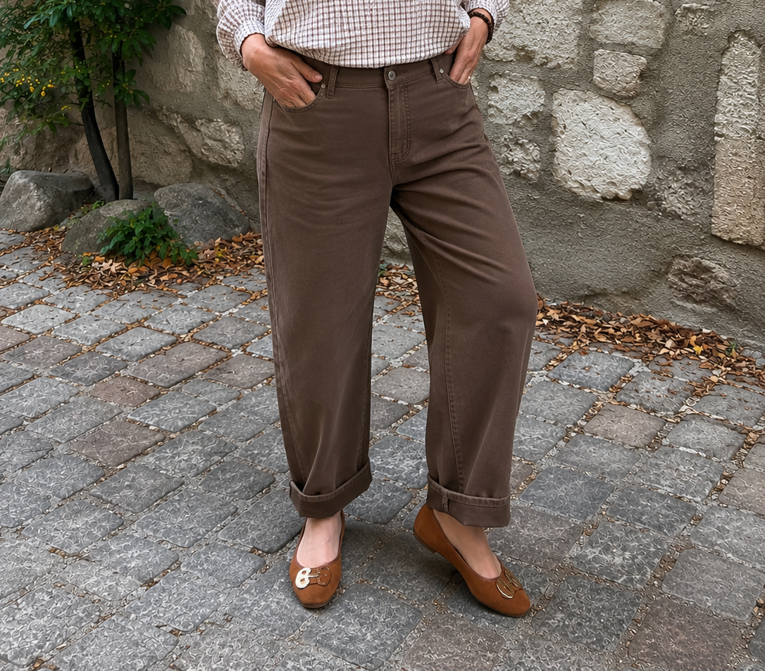 PANTALON BALLON DU 38 AU 48 TAUPE 2