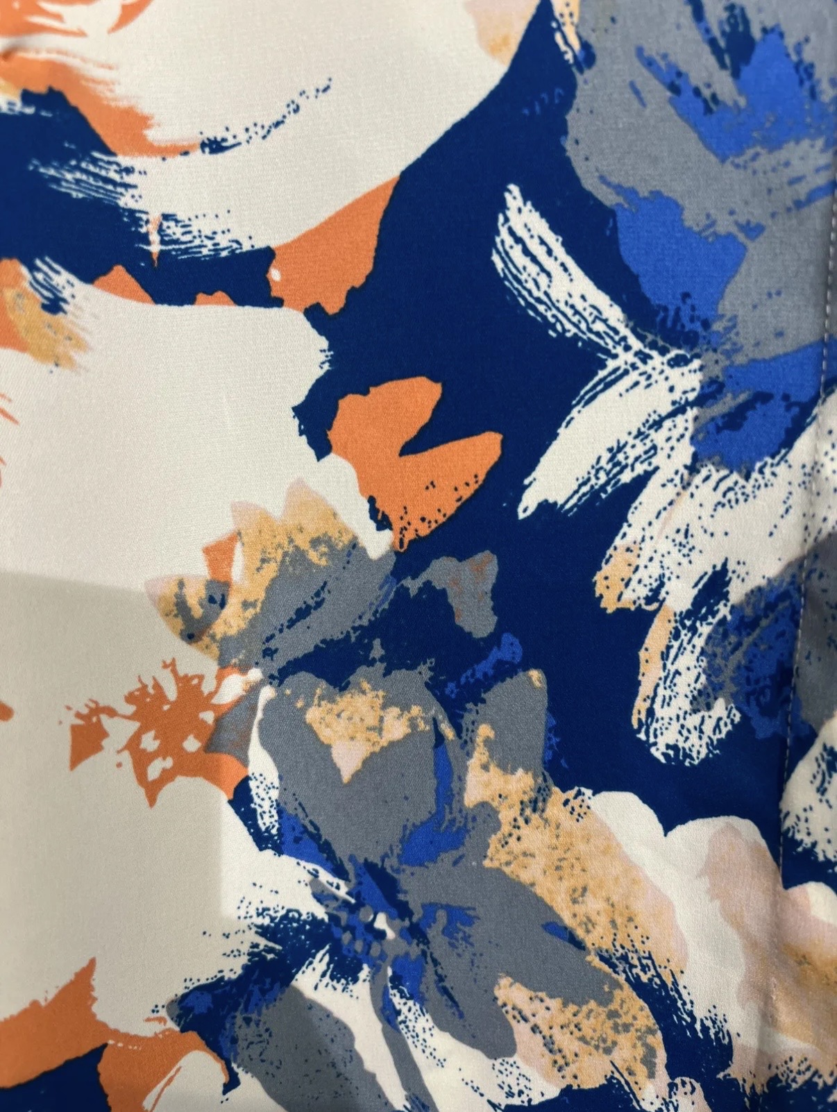 CHEMISE BLEU ROI ET ORANGE MAELLE 2