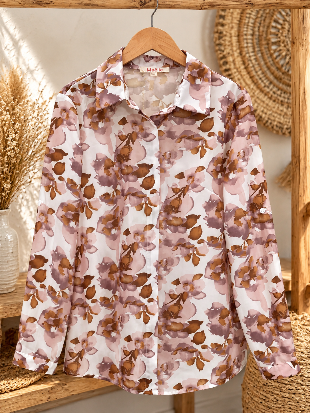 CHEMISE NUDE ET CAMEL MAELLE