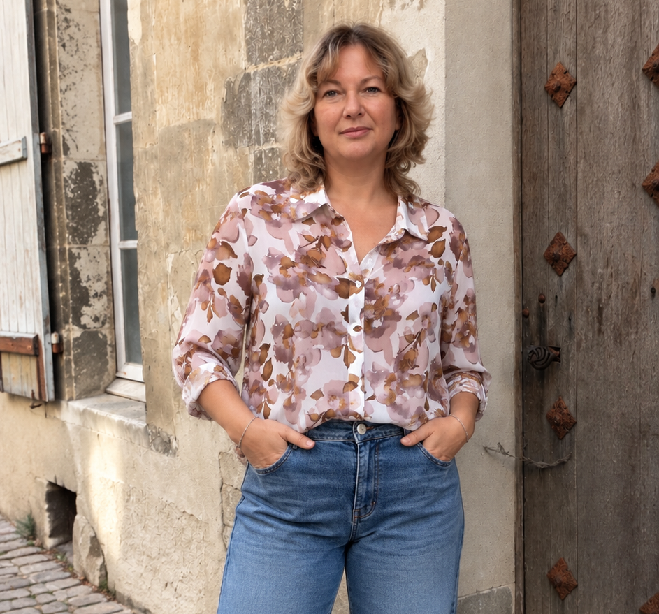 CHEMISE NUDE ET CAMEL MAELLE 1