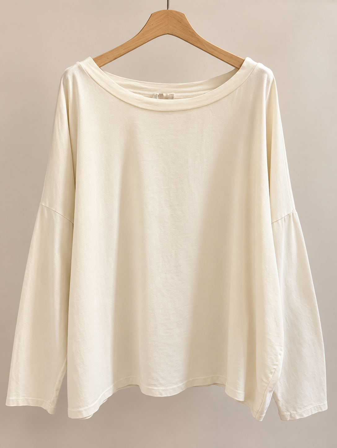 T-SHIRT CREME MANCHES LONGUES APRIL VINTAGE